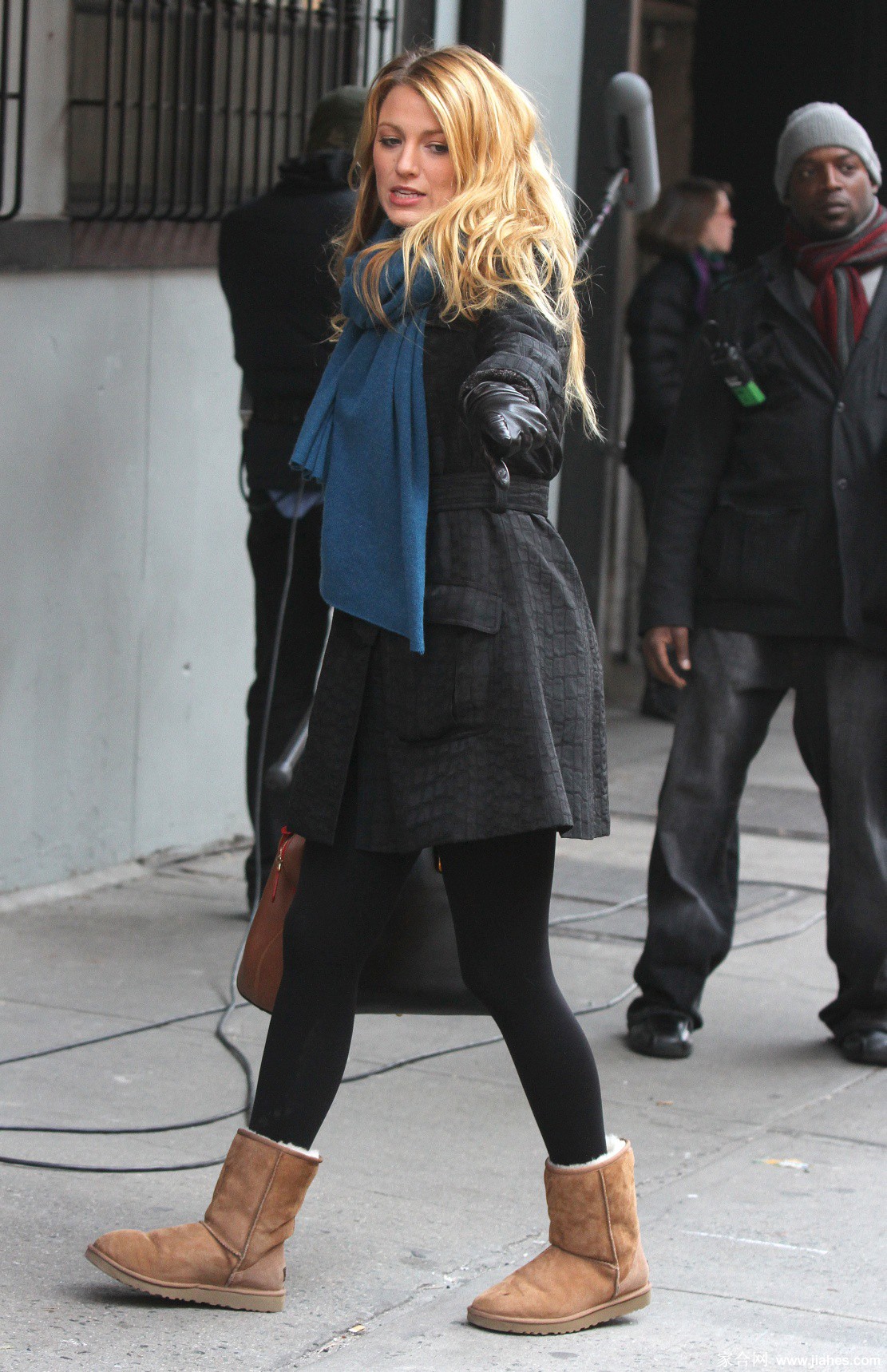 [CELEBRITY PANTYHOSE]Blake Lively in nylon stockings,pantyhose,tights 8[8]