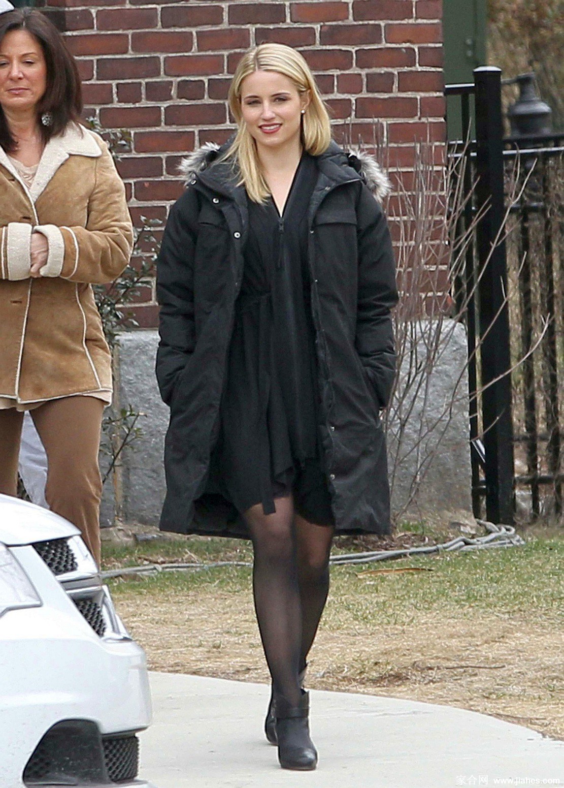 [CELEBRITY HOSIERY]Dianna Agron in nylon stockings,pantyhose,tights 7[10]