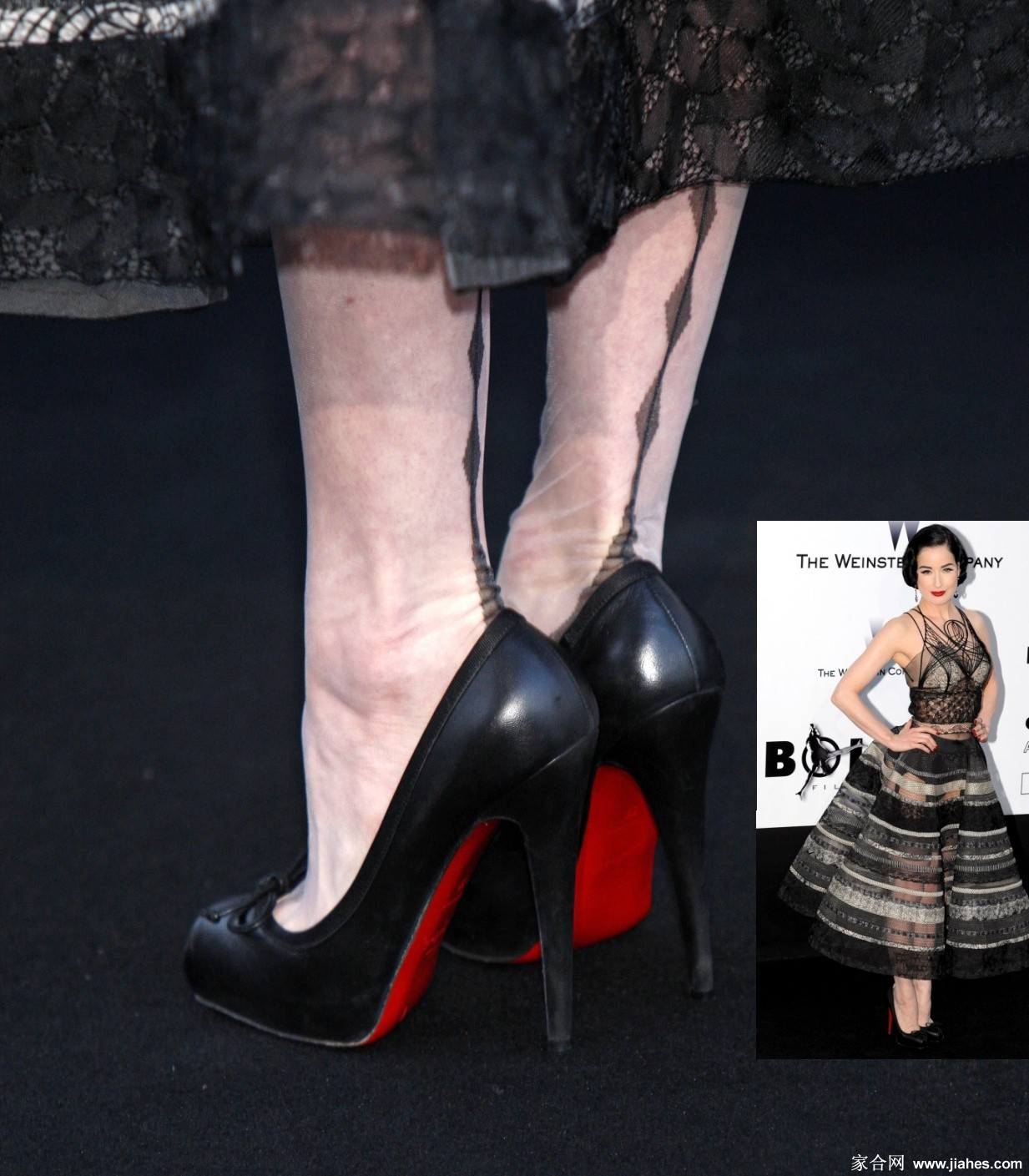 [CELEBRITY NYLON]Dita Von Teese in nylon stockings,pantyhose,tights[7]