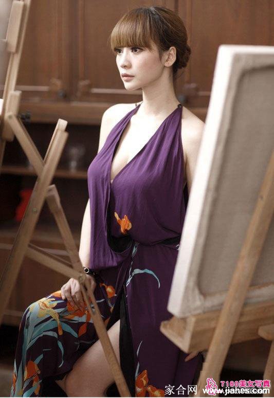 待画静坐柳岩唯美优雅