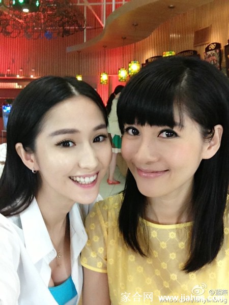 女星蓝燕与伙伴们的靓照[10]