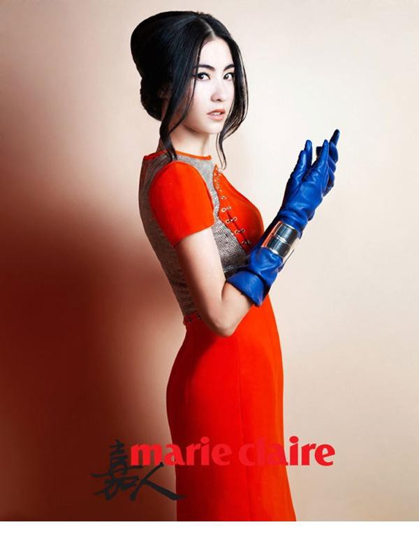 张柏芝暴瘦骨感犀利彩妆写真[2]