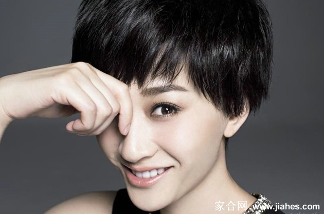 短发女神李小冉 帅气优雅十足[13]