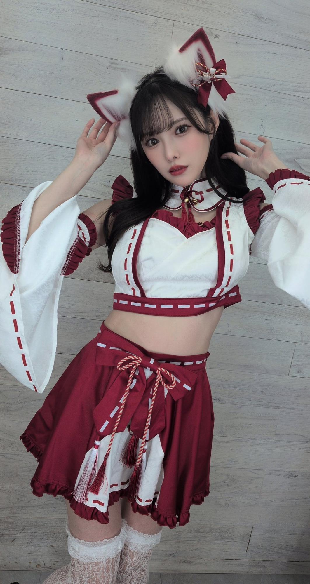新有菜cosplay可爱狐狸[2]