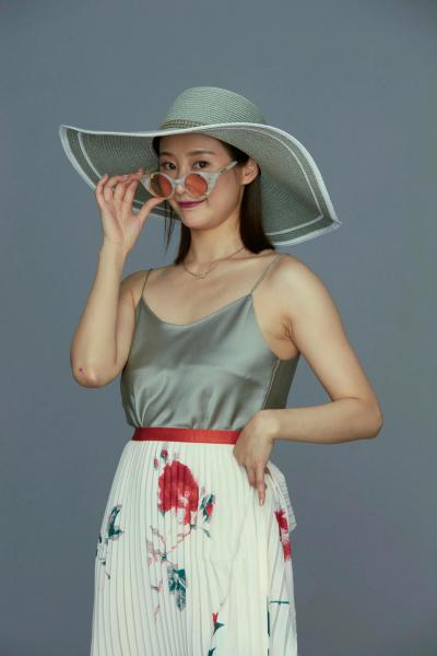 李纯棚拍生图-吊带连衣花裙