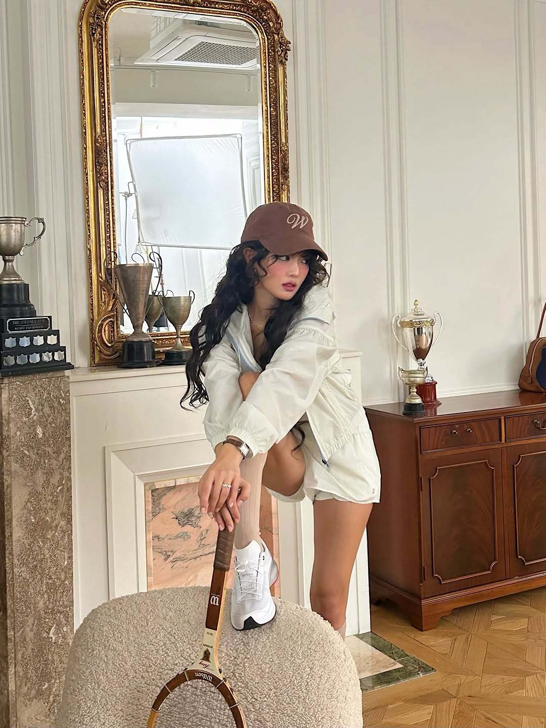 Minnie金米妮球服白袜美腿自拍[3]