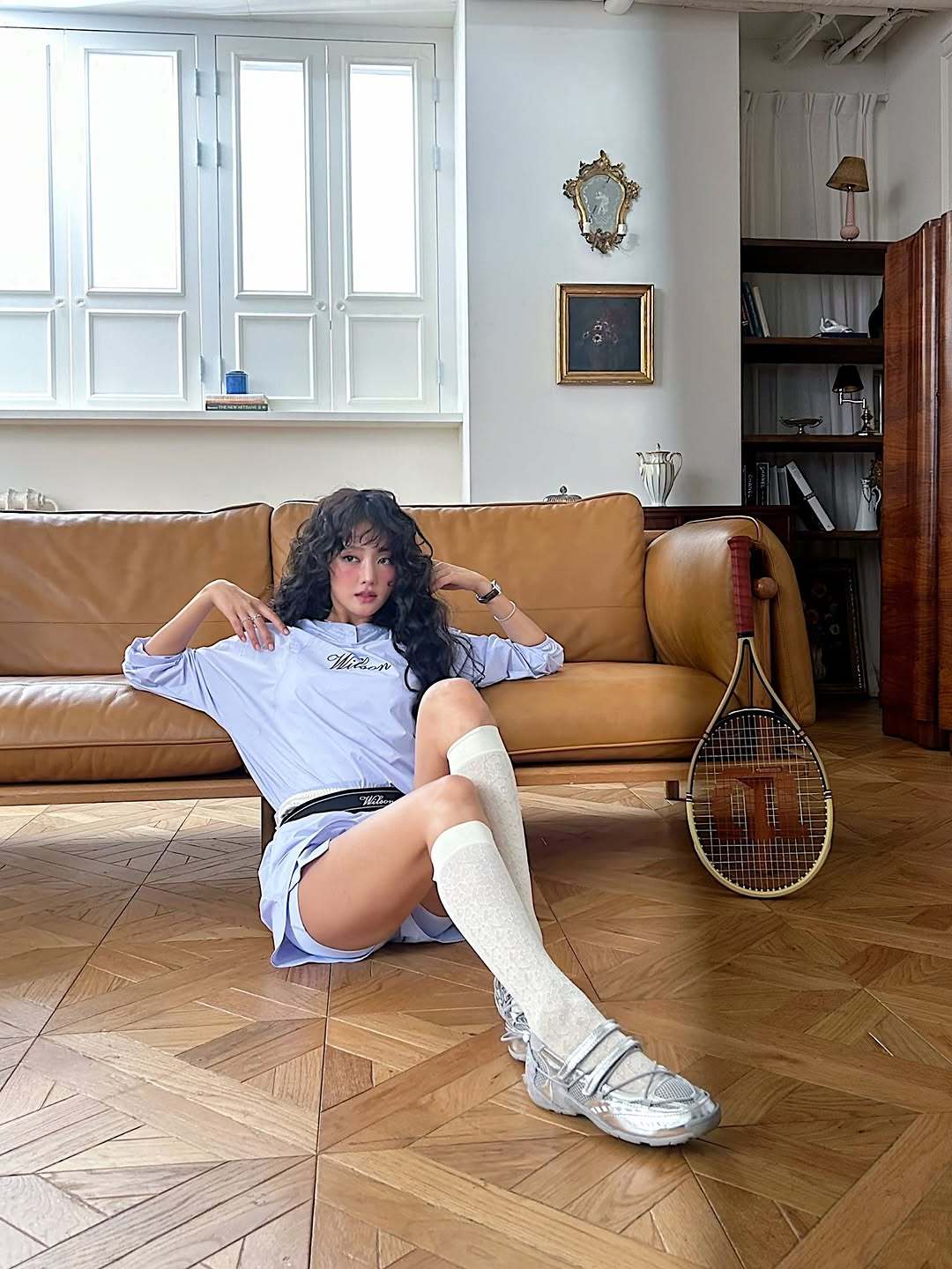 Minnie金米妮球服白袜美腿自拍[9]
