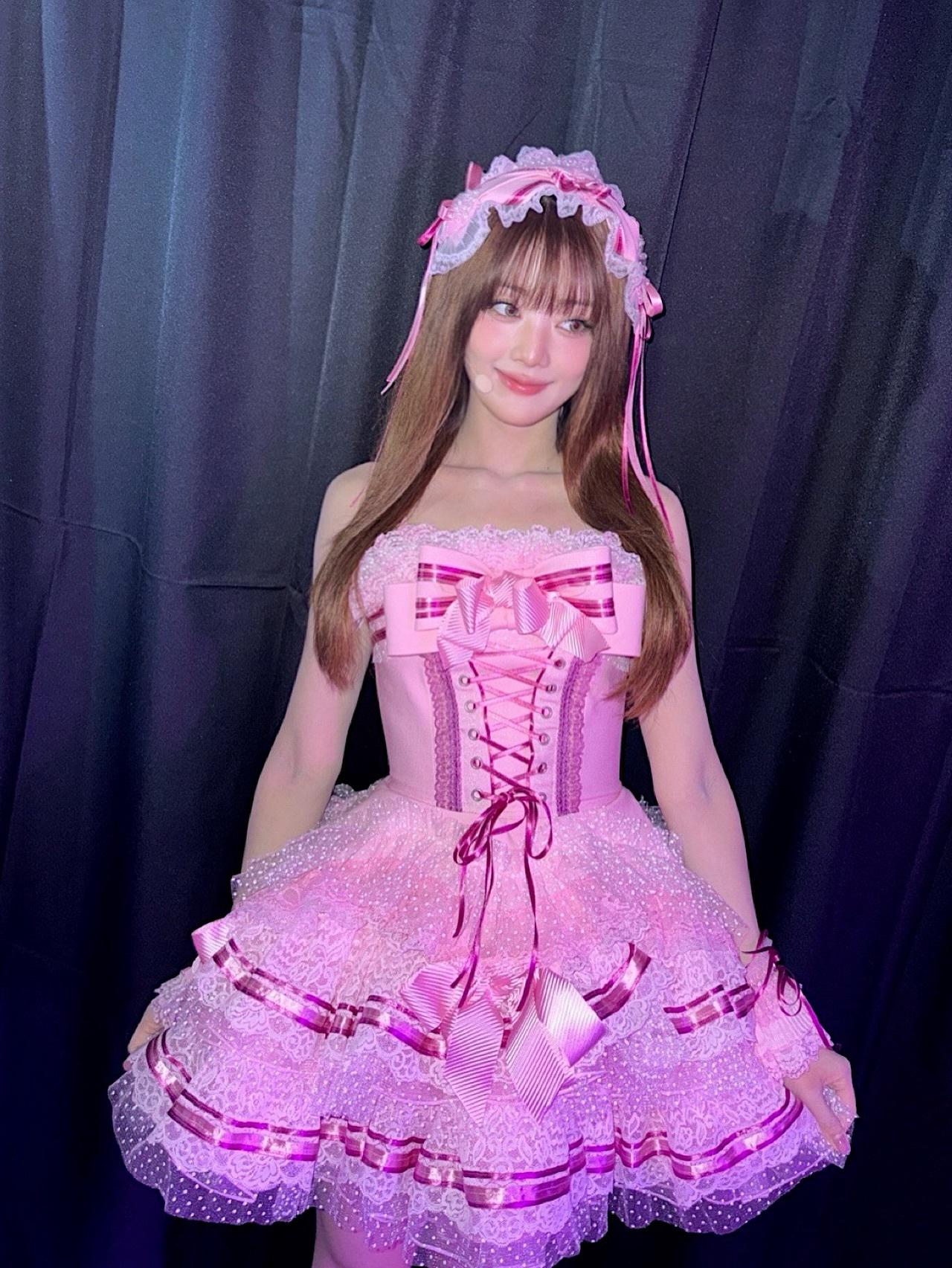 Minnie金米妮生日快乐公主裙草莓味真可爱[3]