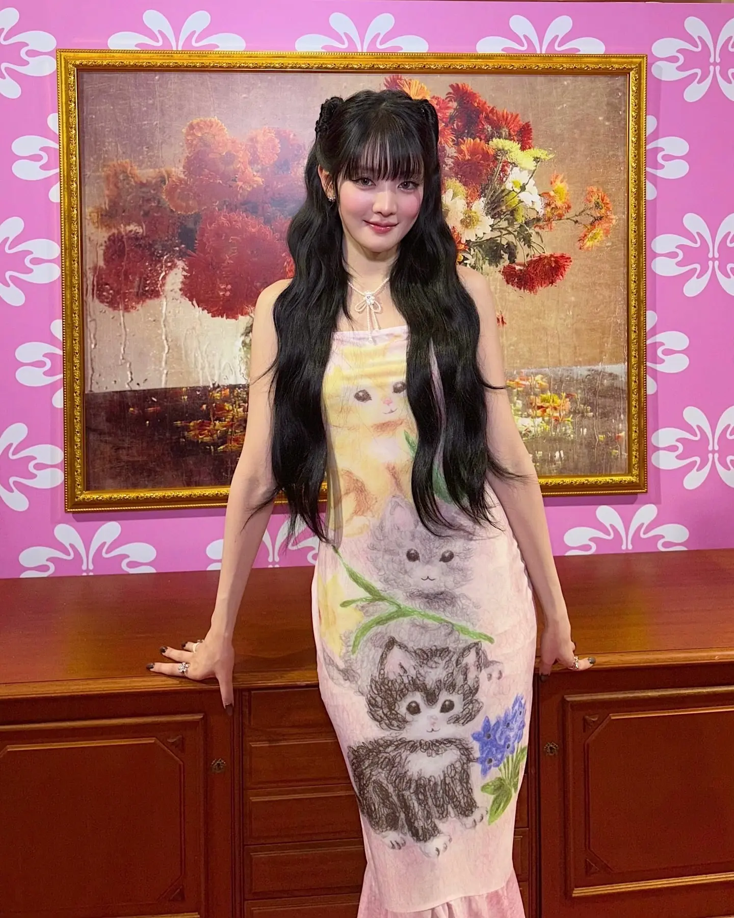 Minnie金米妮个人IG紧身连衣长裙身材真好2[4]
