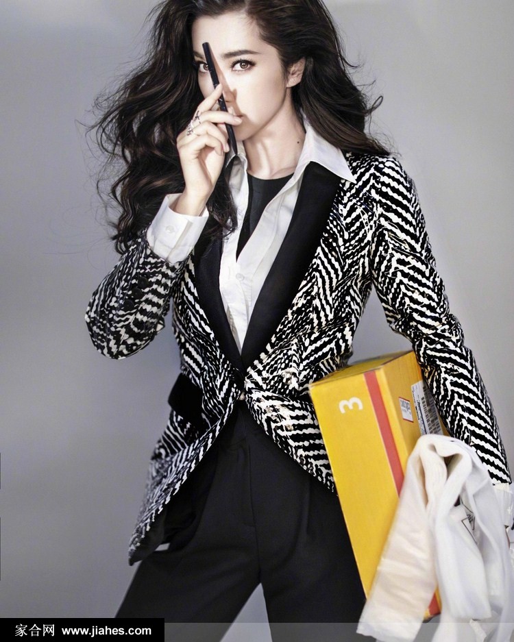 李冰冰时尚 Cosmo24周年纪念刊撞脸angelababy[5]