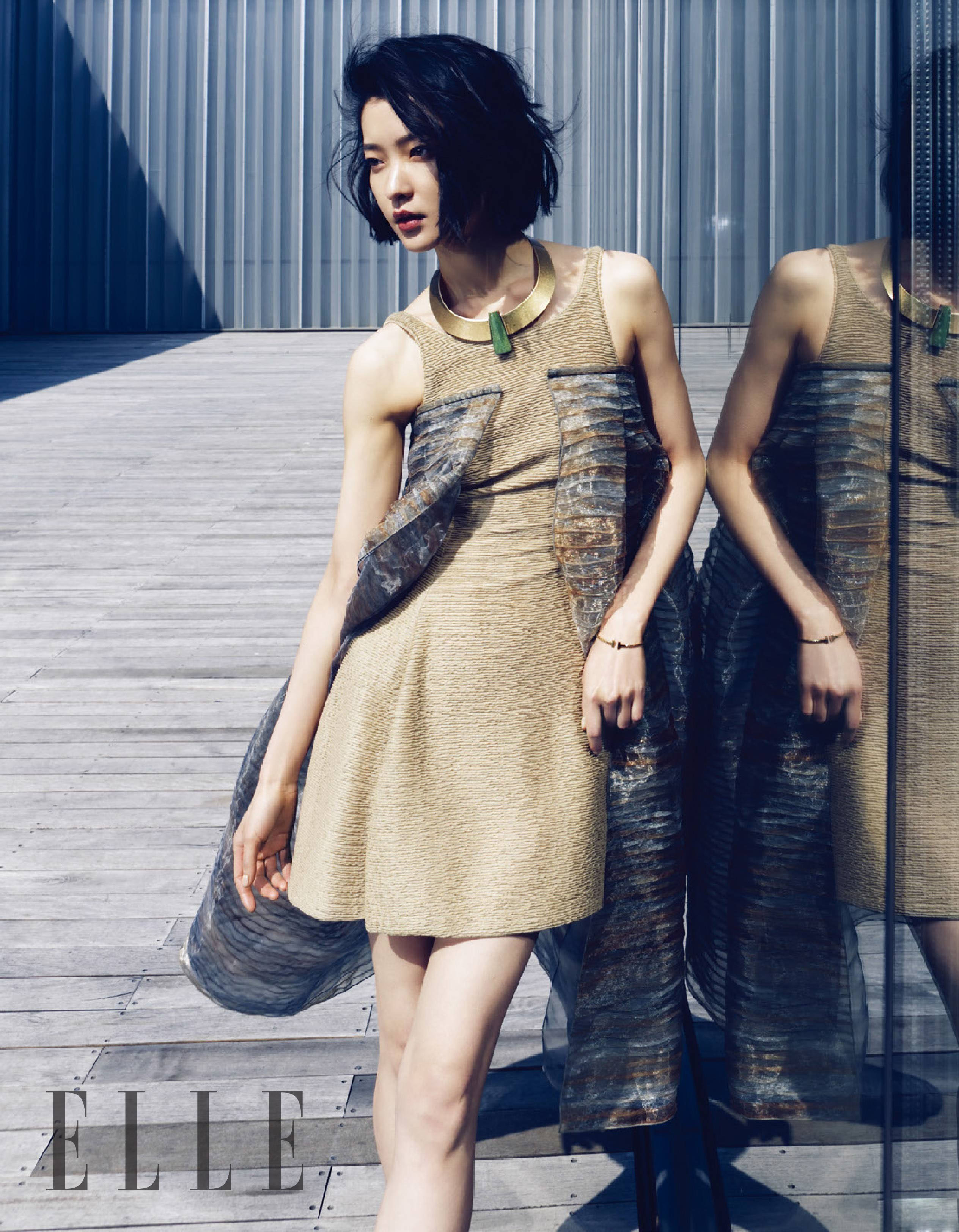 国际超模杜鹃登《ELLE》上海女孩在上海[4]