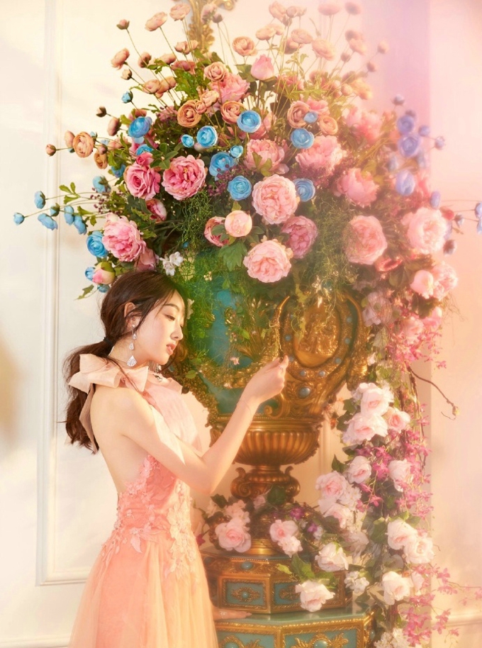 蒋梦婕梦幻写真 清新甜美的美女子很有女神范儿[7]