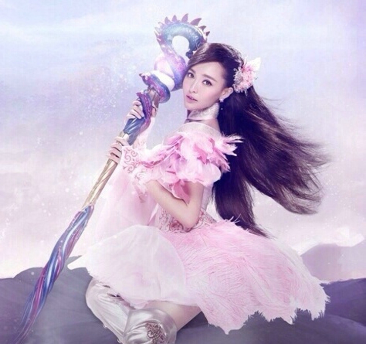 唐嫣游戏宣传大片 很有仙女下凡的感觉这样的唐嫣好美[2]
